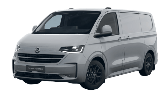 VW T7 2023+ ply lining interior panel for cargo van, showing the durable wooden lining installed inside the vehicle.