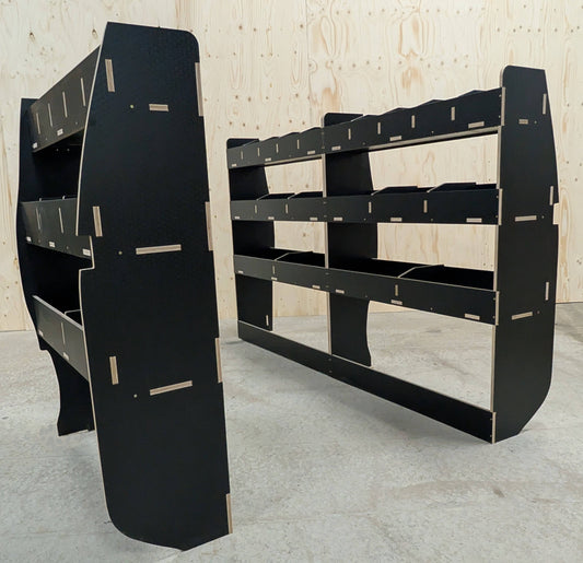 VW T7 SWB 2023+ Hexa van front view, showing sleek design and custom features of the VW T7 model.