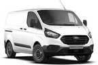 Ford Transit Custom 2013-2023 ply lining interior in the cargo space, showing durable van vanlining for Ford Custom models.