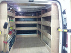 Ford Transit Custom SWB 2012-2023 van shelving and racking organizer for efficient storage and vehicle organization.