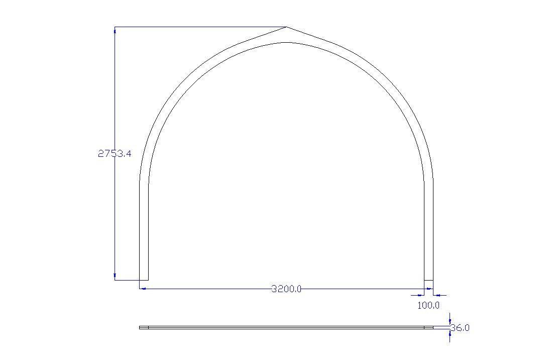 Shropshire CNC glamping pod frame arch, 3.2m modular building structure with wooden panels and arch design for outdoor accommodation