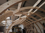 Shropshire CNC XL Centre Door Pod Frame Kit for modular buildings, 10m by 4m, showing the metal frame structure.