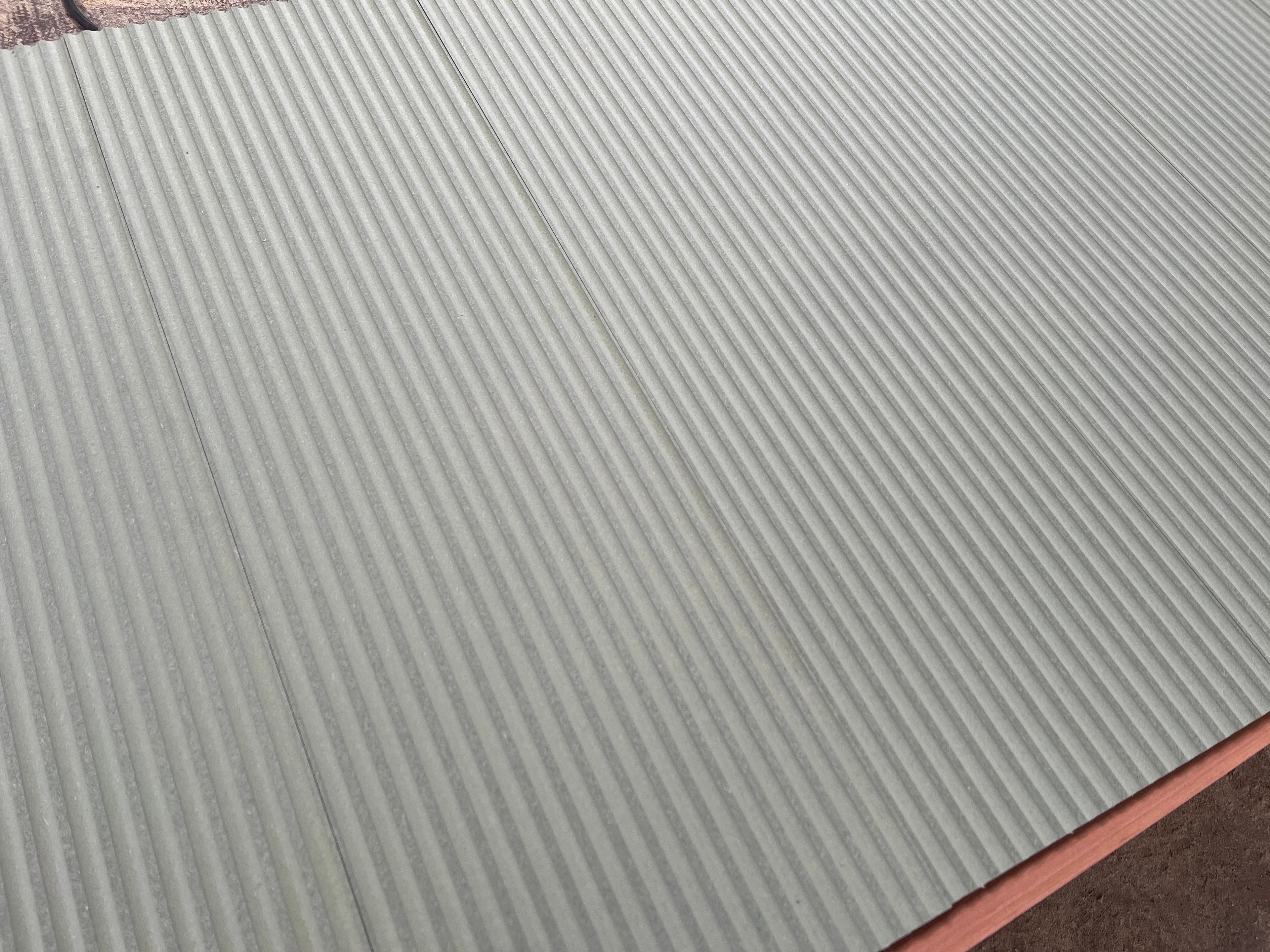 Shropshire CNC MDF 9mm fluted wall panel kit with textured, grooved surface for modern interior wall decoration.