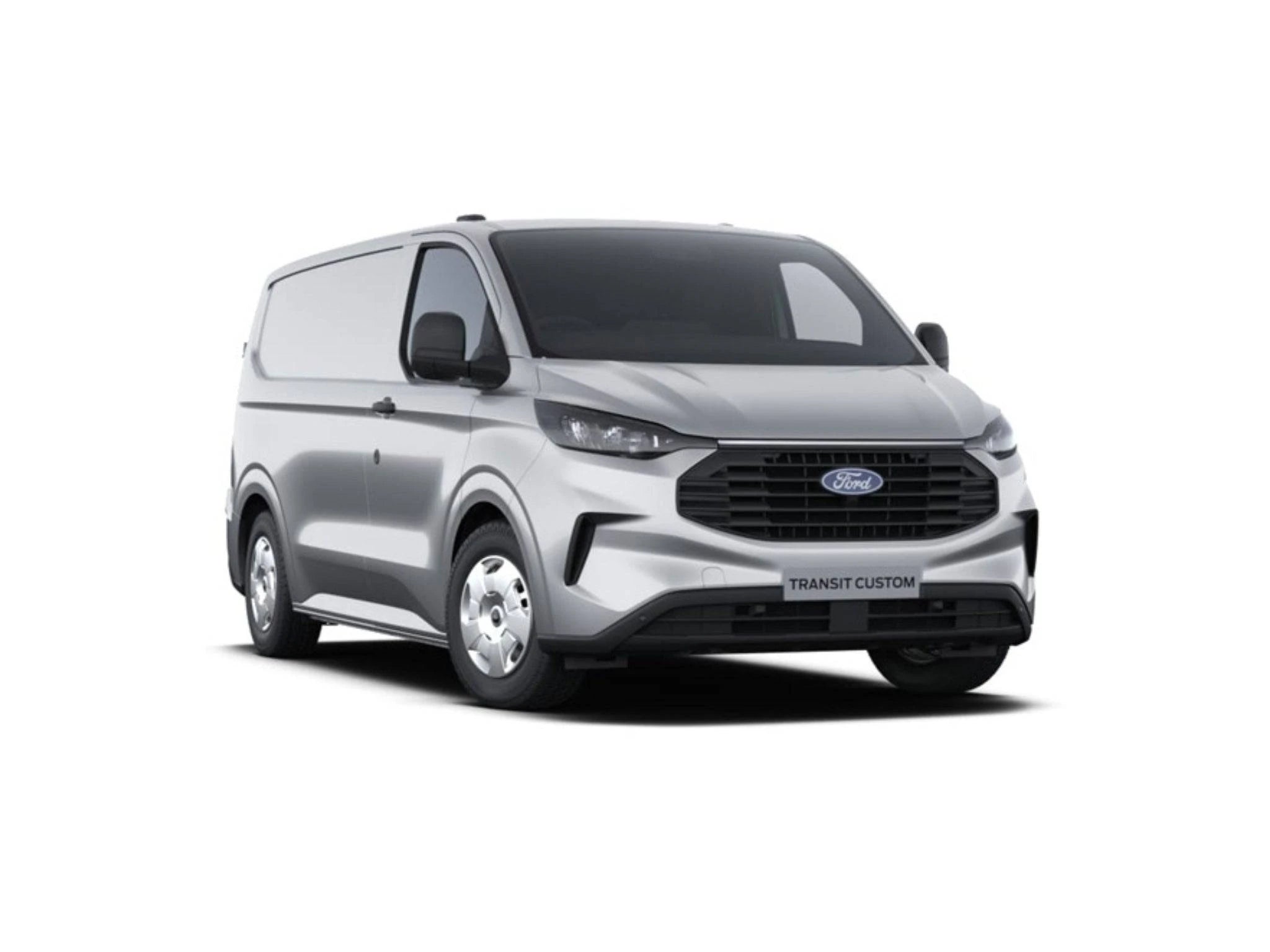 Ford Transit Custom 2023+ ply lining interior with rugged cargo space in a new Ford Transit Custom van.
