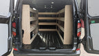 Full set of four plywood van side panels for Ford Transit Custom LWB 2024 commercial vehicle parts.