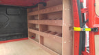 Ford Transit Custom SWB 2012-2023 double O/S unit plywood van part for commercial vehicle repairs and upgrades.