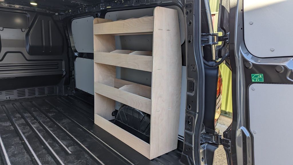 Ford Transit Custom SWB 2024+ single O/S rear unit plywood for commercial van, vehicle parts and accessories.