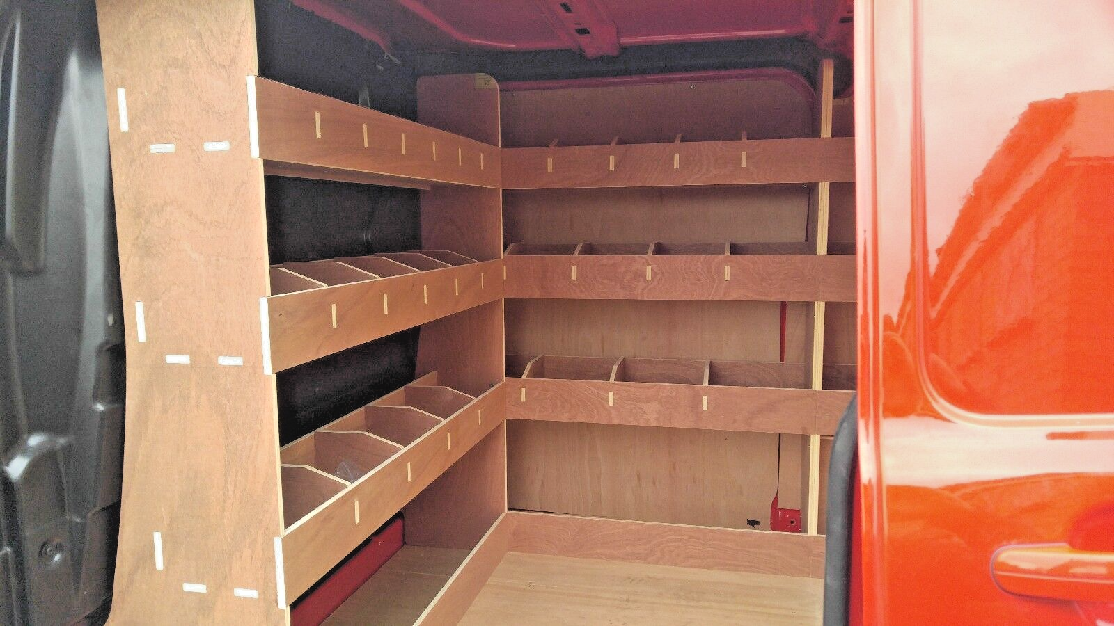Ford Transit Custom SWB/LWB 2012-2023 double unit plywood vehicle part for commercial vans and pickups.
