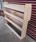 RS Ford Transit Connect van rack and shelving on driver side for storage, designed for 2014 and newer models.