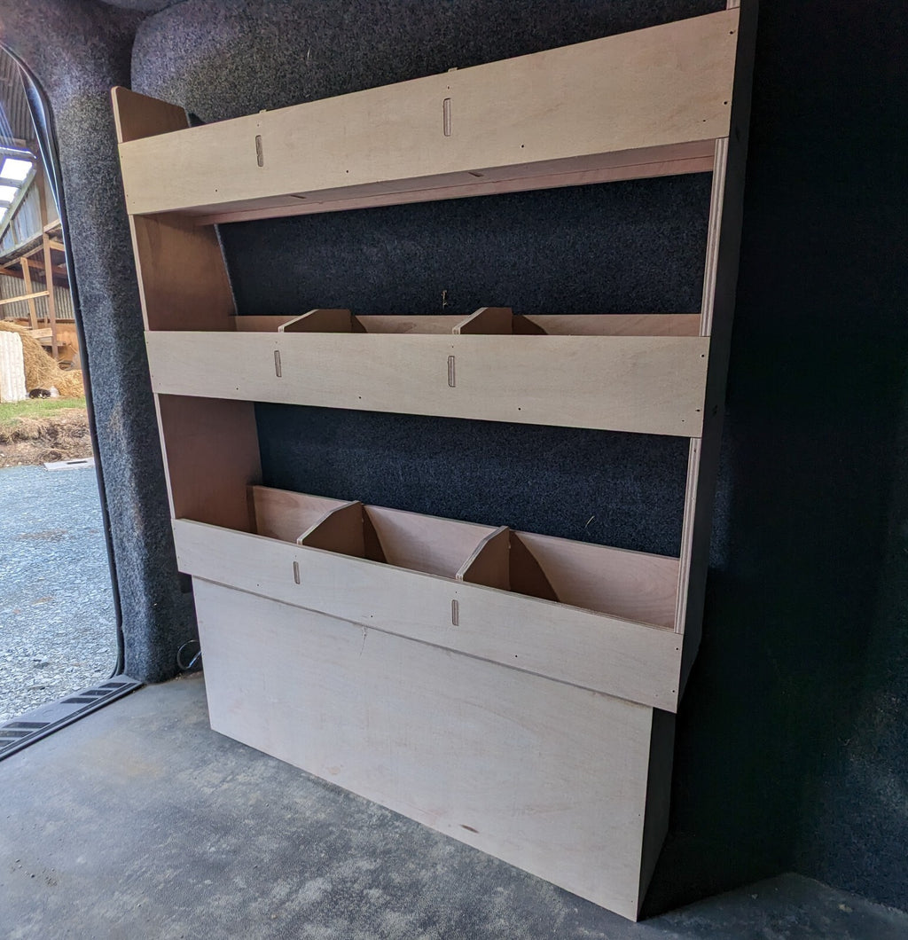 Car Racking Tools Storage Ford Transit Custom Plywood Van Shelving Van Racking Tool Storage over ...