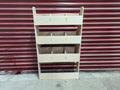 RS VW Caddy SWB Van racking and shelving system for near side storage, organized with tools and accessories inside the van.