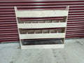 RS VW Caddy SWB van racking and shelving organizer on off side, designed for tool storage and commercial vehicle organization.