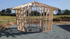Shropshire CNC Octo Pod Frame Kit 4.0m, modular building framework with metal components and structural elements.