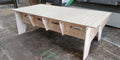 Shropshire CNC knock down work bench with MFT table top, 2435 x 1215mm, suitable for workshop and jig projects.