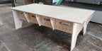 Shropshire CNC knock down work bench with MFT table top, 2435 x 1215mm, suitable for workshop and jig projects.