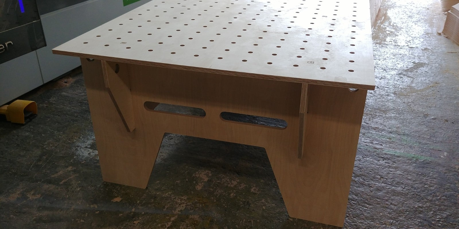 Shropshire CNC Knock Down Work Bench with MFT Table Top, 2435 x 1215 mm, ideal for workshop and jig applications.
