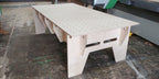Shropshire CNC knock-down work bench with MFT table top, 2435 x 1215 mm, suitable for workshop and jig use.