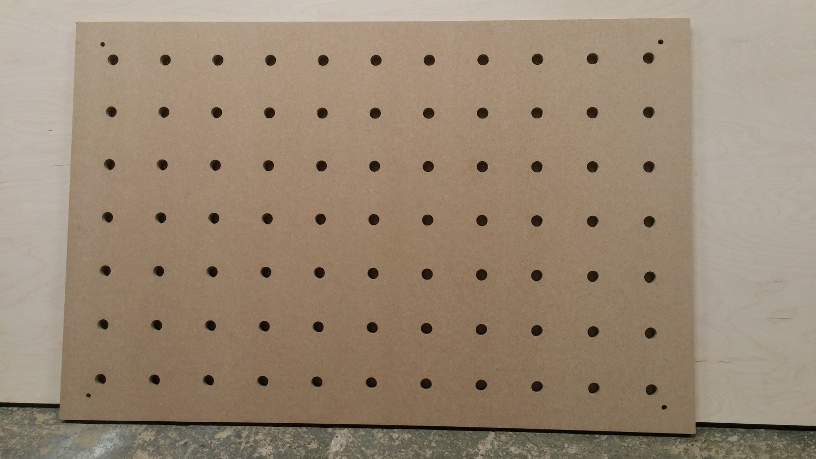 Shropshire CNC MFT/3-LP MR MDF workshop table top, 1108 x 718 x 18mm, used for workshop and jig applications.
