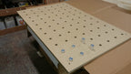 Shropshire CNC MFT/3-LP MR MDF table top with dogset, workshop jig, 1108x718x18mm for woodworking and carpentry projects.