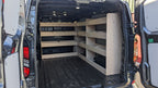VW Transporter T7 SWB triple unit van shelving tool organiser for commercial vehicle storage and organisation.
